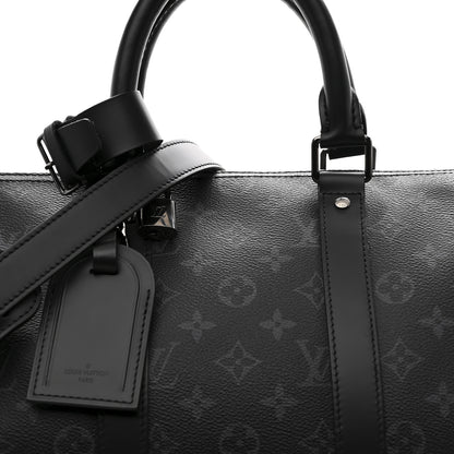 Louis Vuitton Monogram Eclipse Keepall Bandouliere 45 6 of 8