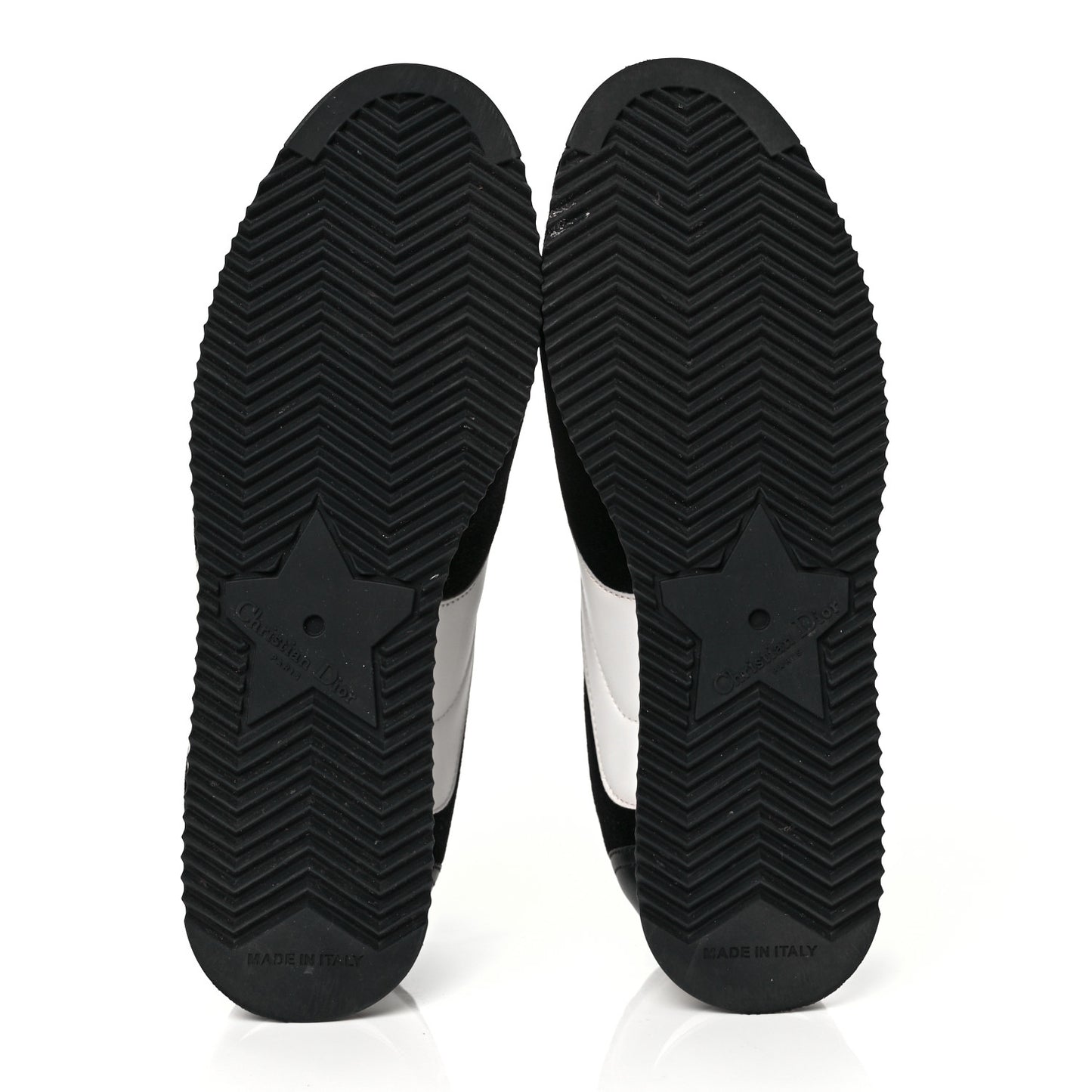 Velvet Mix Diorun Sneakers 36 Black Off White