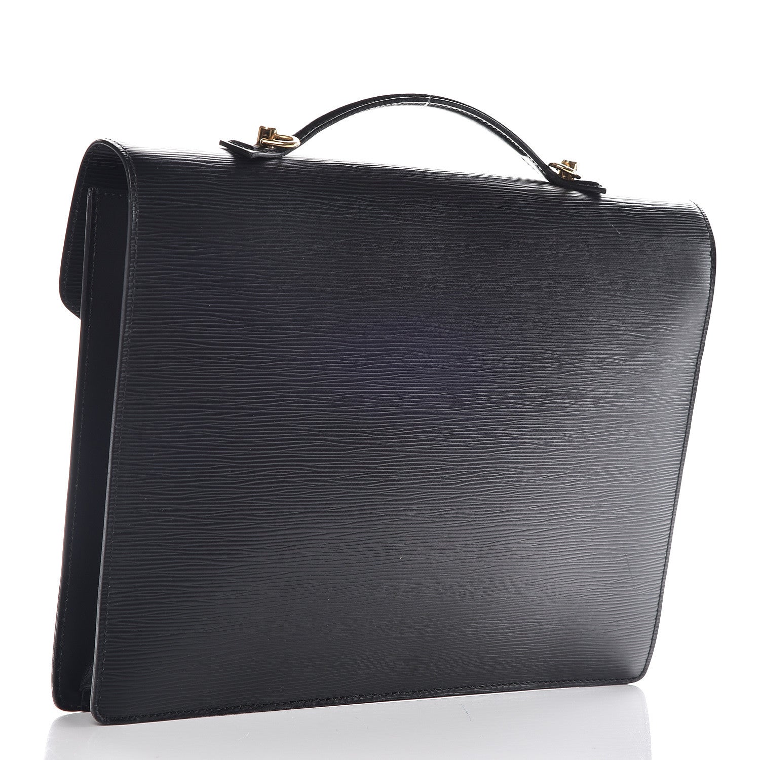 Louis Vuitton Epi Porte-Documents Briefcase Black 3 of 15
