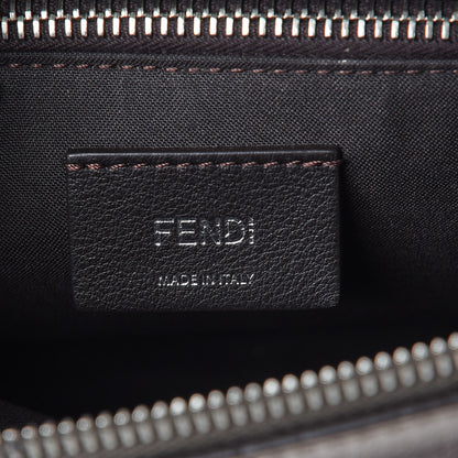 Fendi Vitello Dolce 4 Color Medium By The Way Boston Bag Grigio Polvere Arancio Multicolor 6 of 14