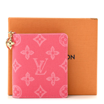 Louis Vuitton Monogram Origine LV Charms Pocket Wallet Rose Ruban 7 of 7