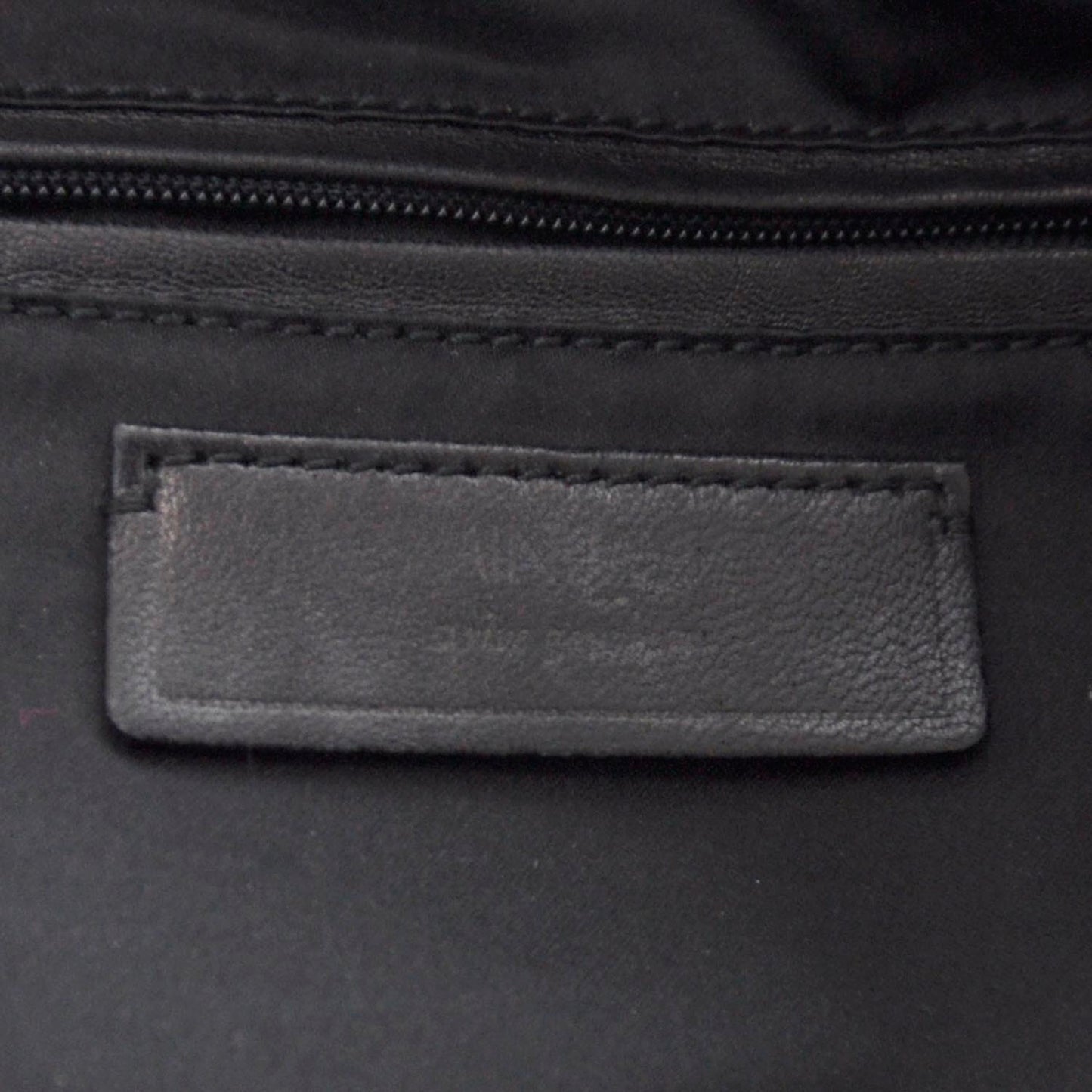 Leather Muse Messenger Bag Black