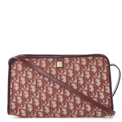 Christian Dior Monogram Shoulder Bag Red 1 of 13