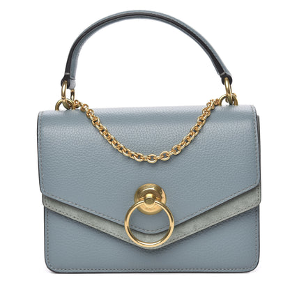 Mulberry Small Classic Grain Small Harlow Chain Satchel Palm Green 1 of 9