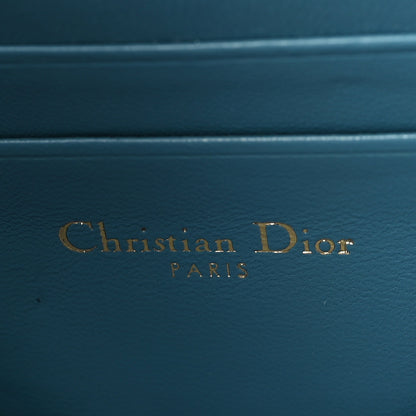 Christian Dior Calfskin Macrocannage Mini Caro Bag Horizon Blue 6 of 10