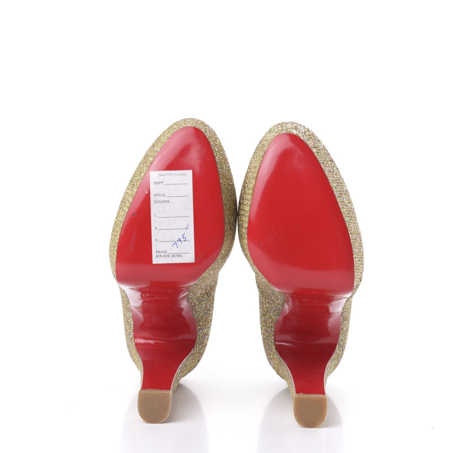 Glitter Bibi 140 Pumps 37.5 Gold