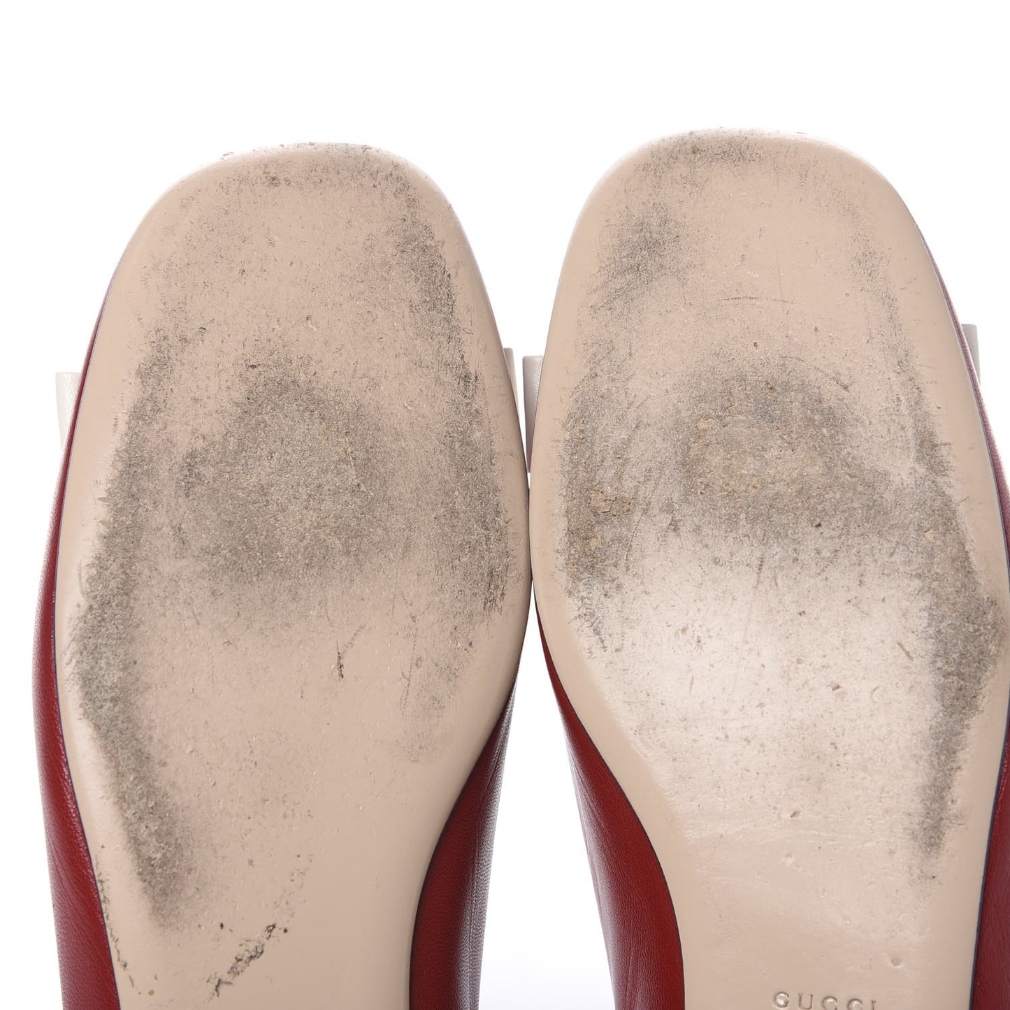 Calfskin Studded Lexi Ballerina Flats 38 Red