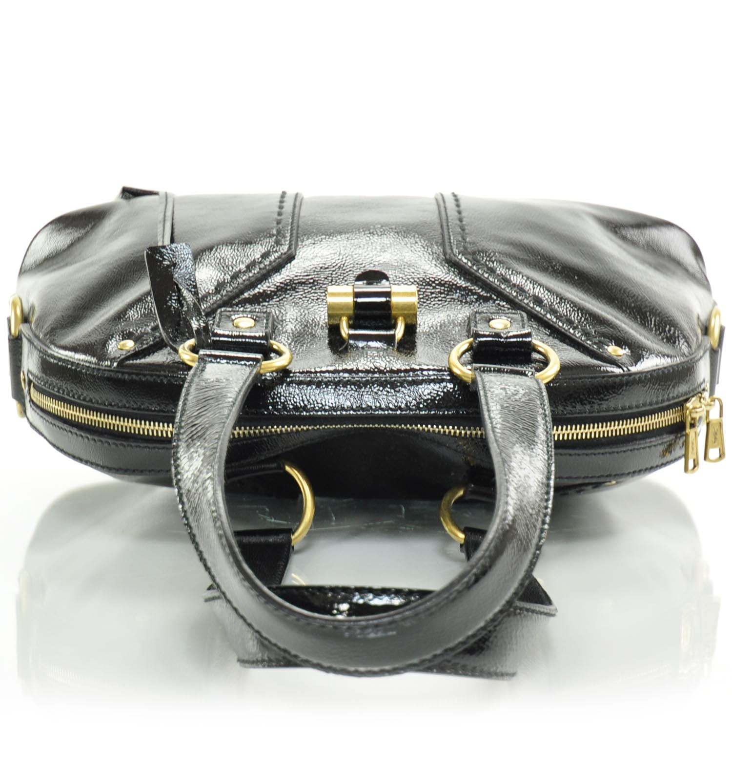 Saint Laurent Patent Medium Muse Black 5 of 9