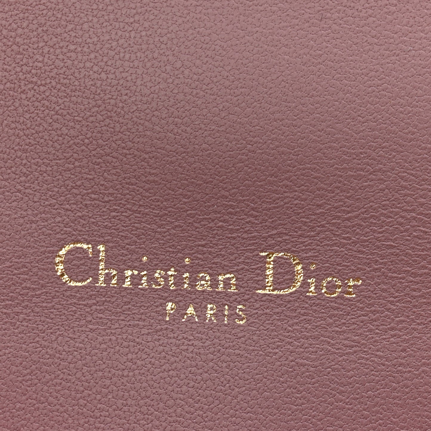 Lambskin Chain Lady Dior Chain Pouch Purple