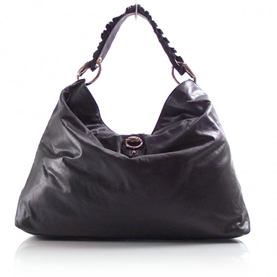 Leather Large SABRINA Black