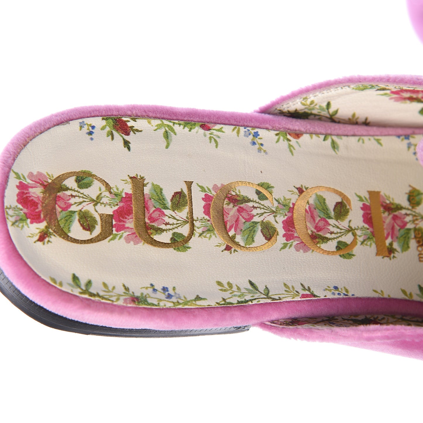 Velvet Marquise Crystals Womens Princetown Slippers 39.5 Malva Dark Malva
