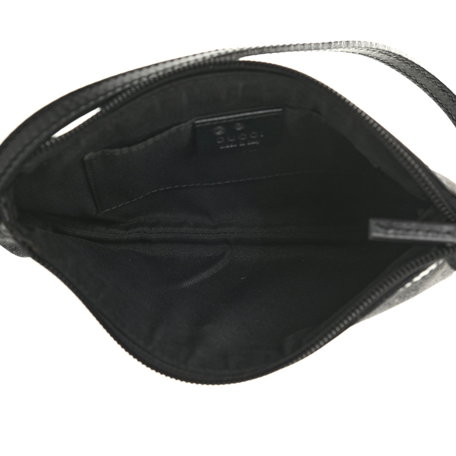 Gucci Denim Monogram Pouch Black 4 of 8