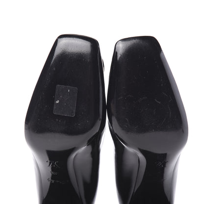 Louis Vuitton LOUIS VUITTON Patent Calfskin Madeleine Pumps 38.5 Black 6 of 9