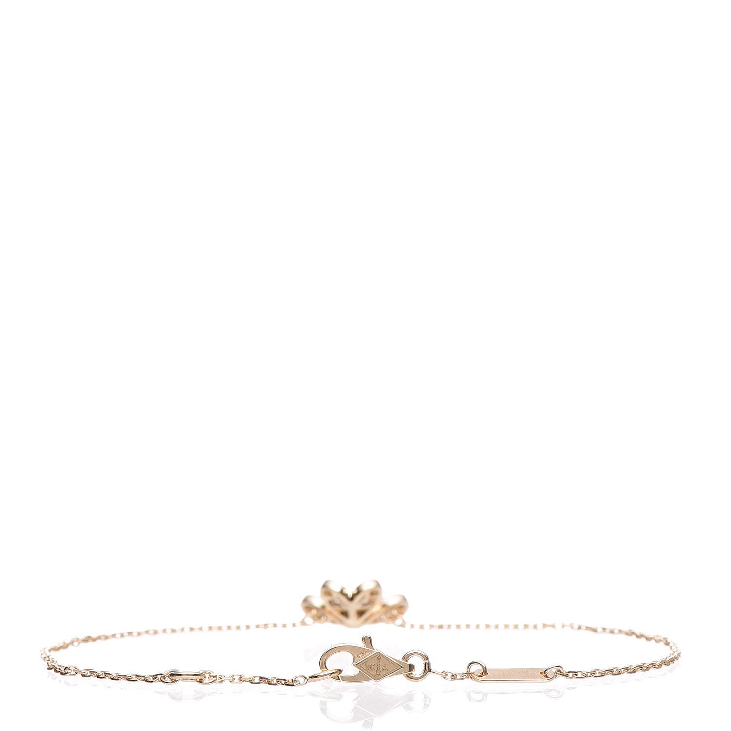18K Yellow Gold Diamond Mini Frivole Pave Bracelet
