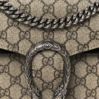 Gucci GG Supreme Monogram Small Dionysus Shoulder Bag Black 8 of 10