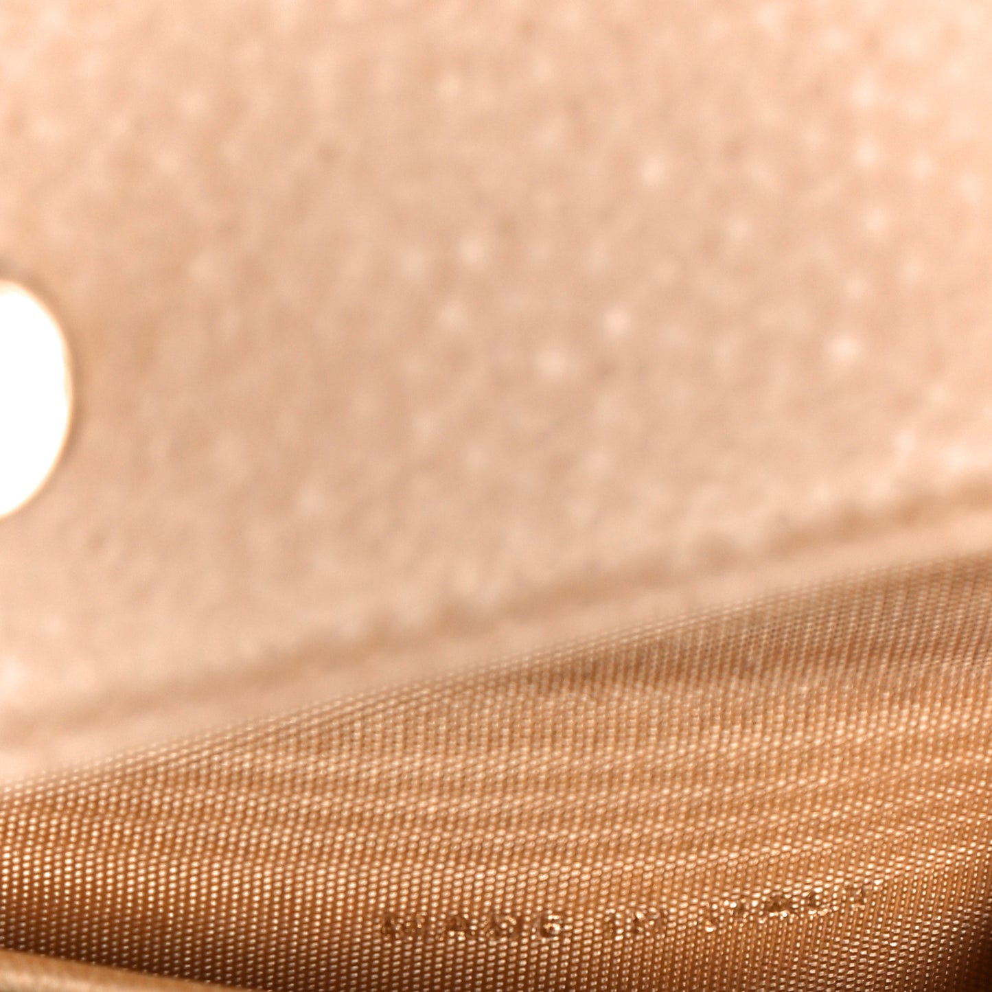 Caviar Timeless CC 6 Key Holder Case Beige