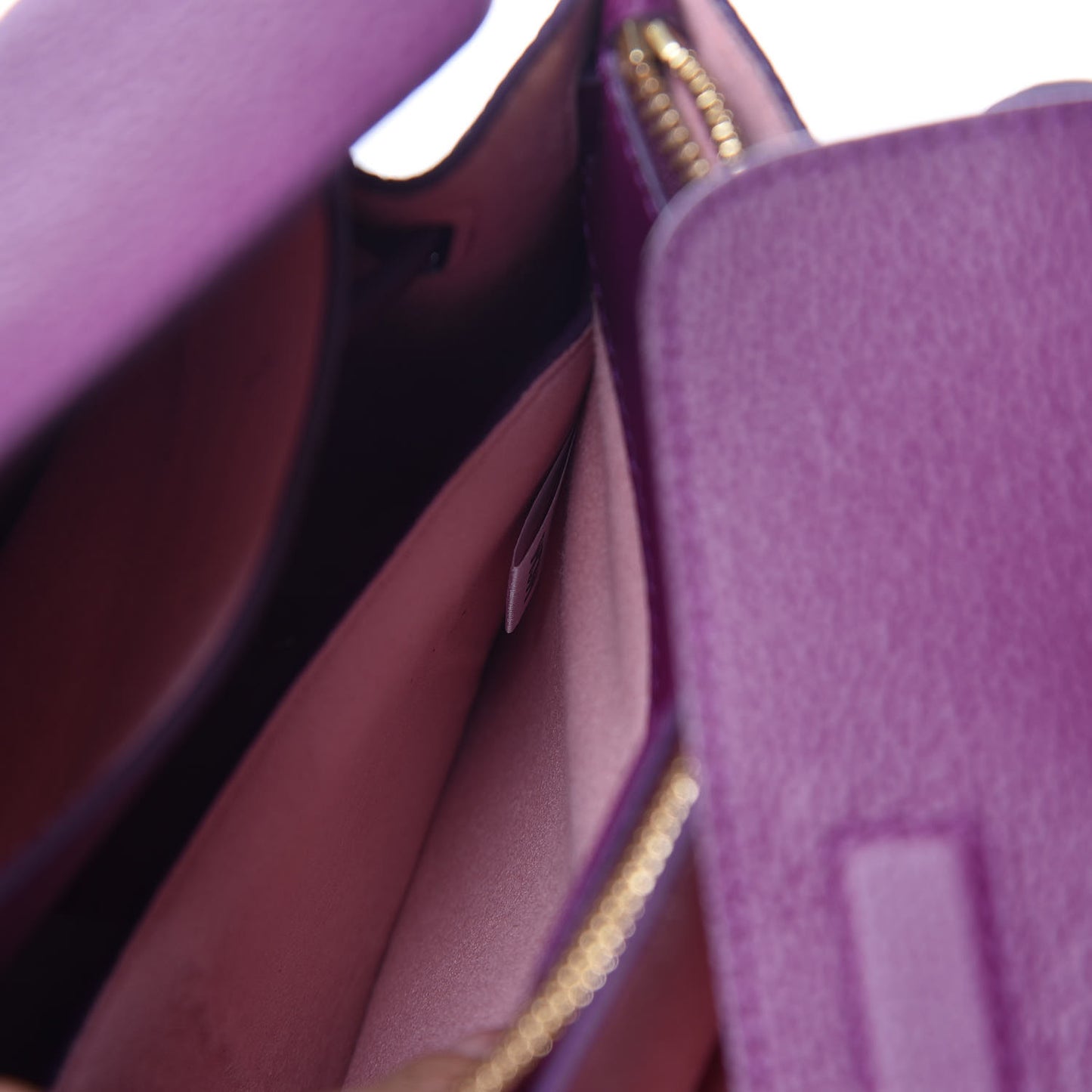 Grained Calfskin Mini Milla Tote Purple