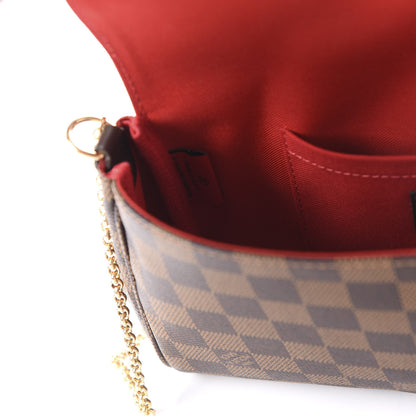 Louis Vuitton Damier Ebene Favorite MM 6 of 11