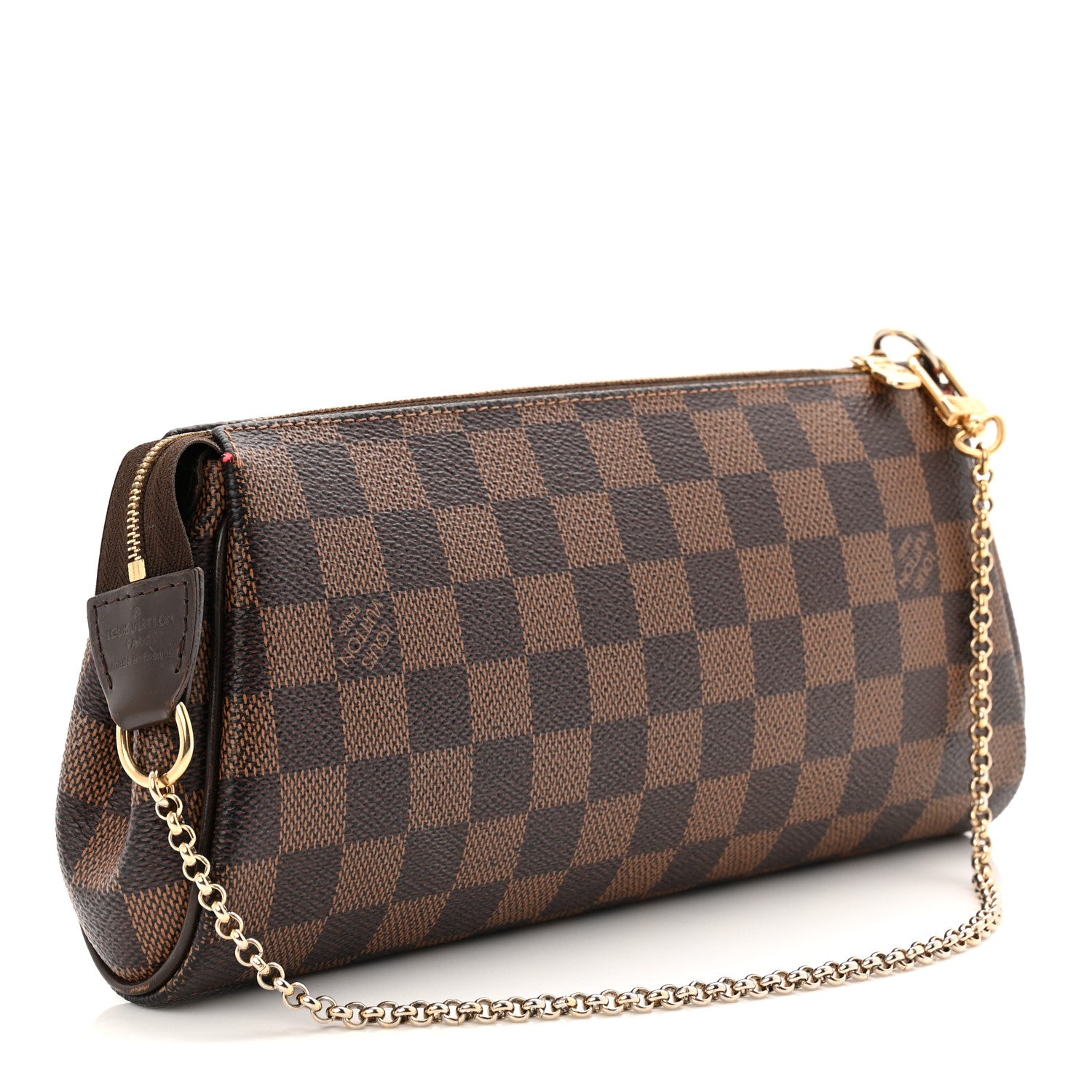 Louis Vuitton Damier Ebene Eva Clutch 3 of 11