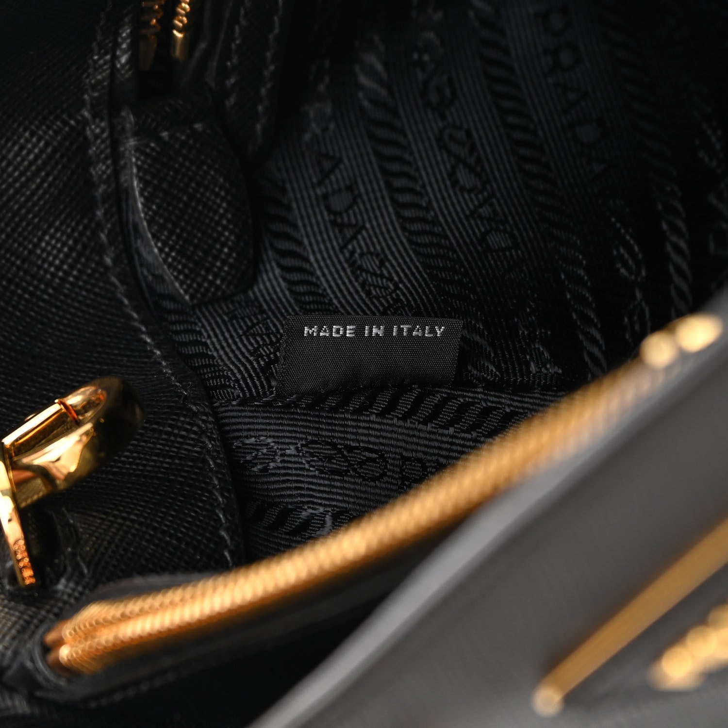 Prada Saffiano Lux Medium Tote Black 8 of 18