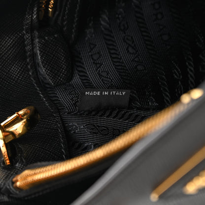 Prada Saffiano Lux Medium Tote Black 8 of 18