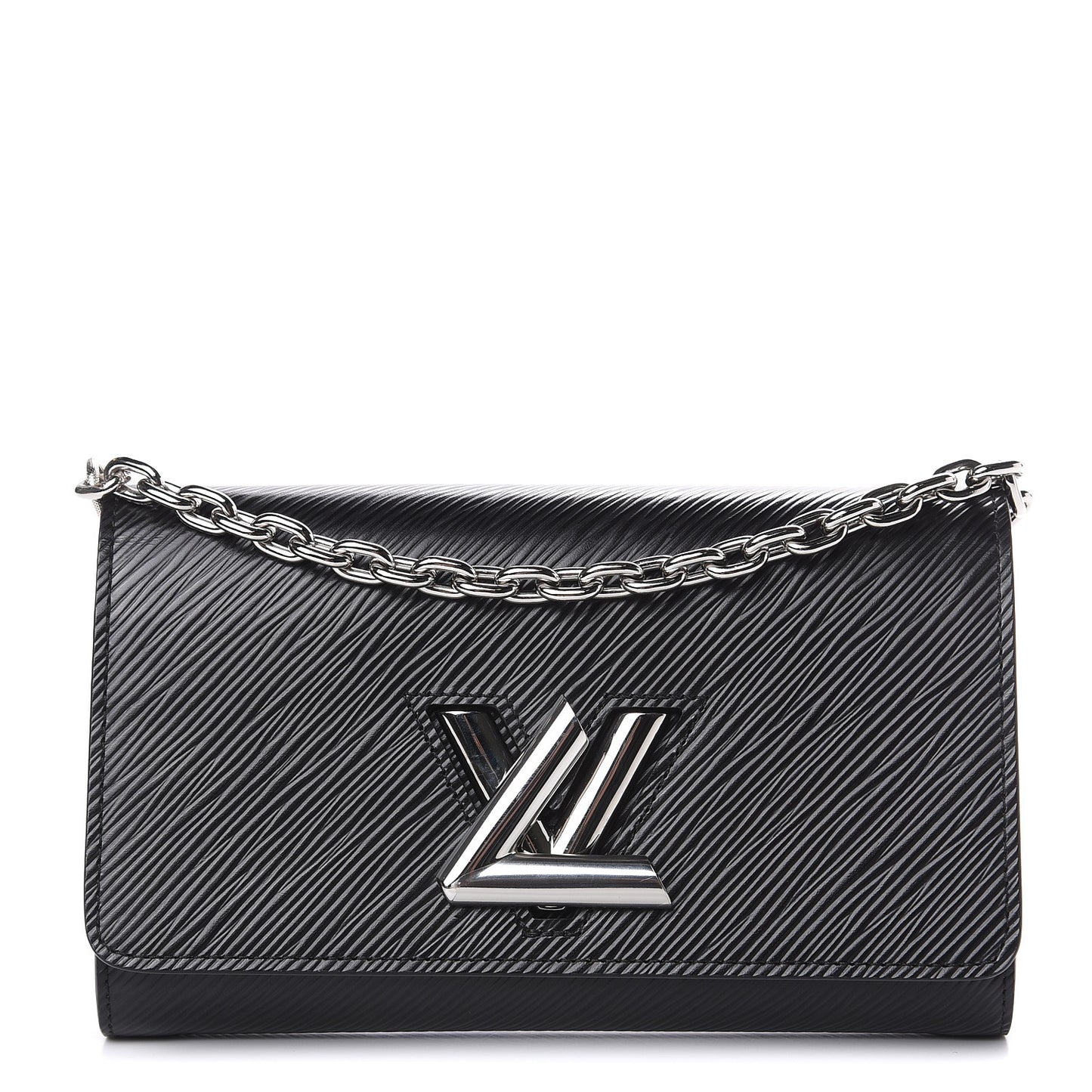 Epi Twist Chain Wallet Black