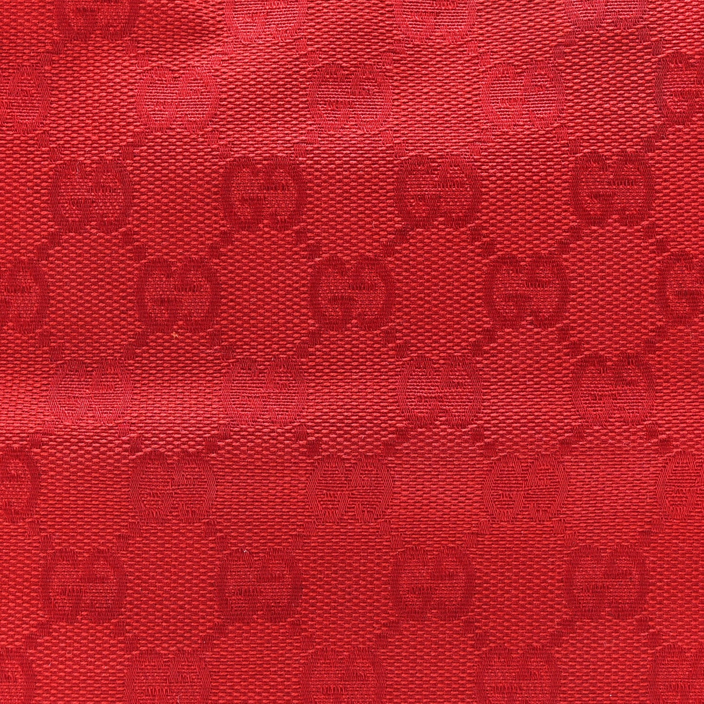 Canvas Monogram Shoulder Bag Red