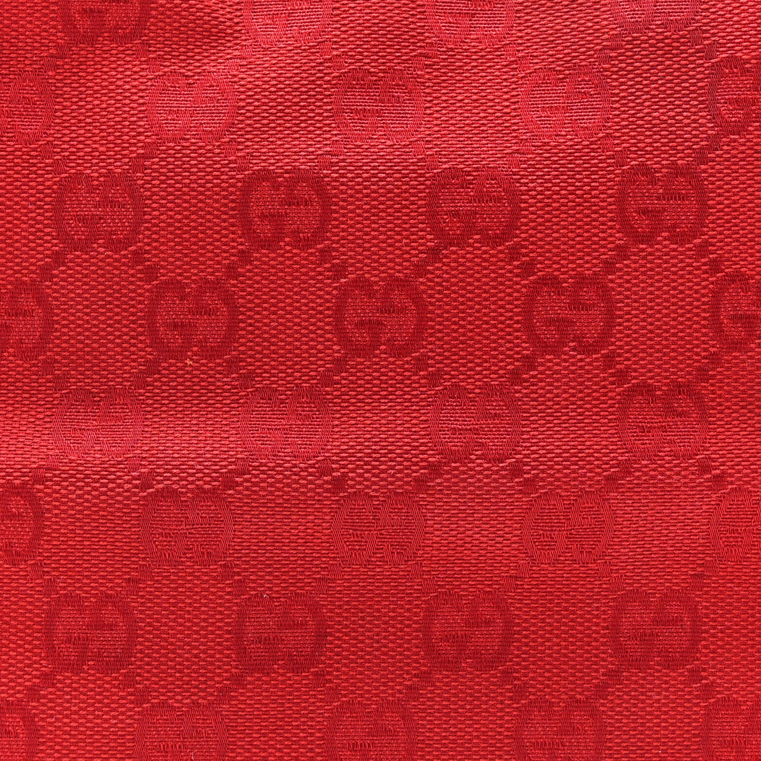 Gucci Canvas Monogram Shoulder Bag Red 8 of 10