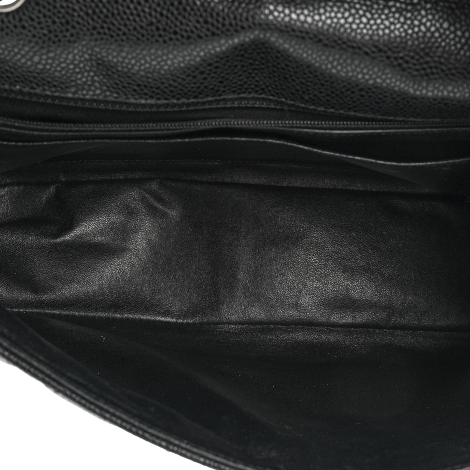Chanel Caviar Quilted Jumbo Single Flap Black 5 of 19