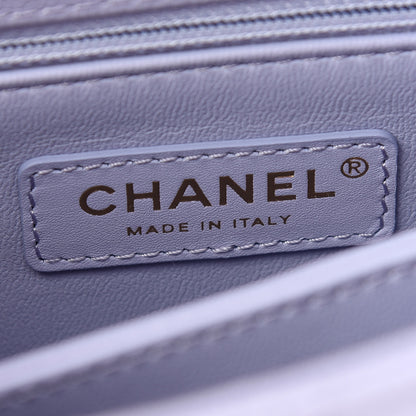 Chanel Caviar Quilted Mini Coco Handle Flap Light Purple 6 of 9