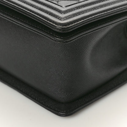 Chanel Caviar Quilted Medium Boy Flap Black 10 of 10