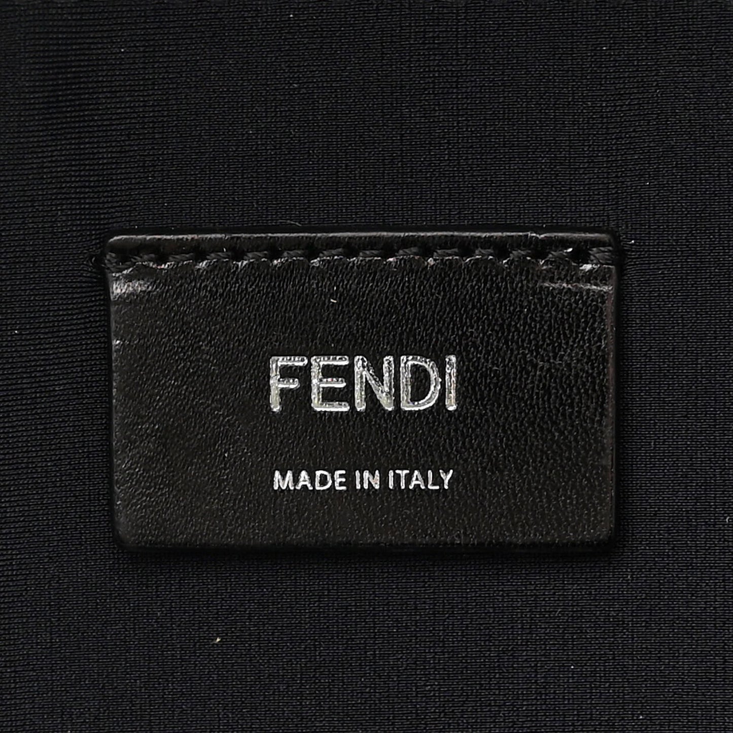 X SARAH COLEMAN Fabric Jacquard Vitello Grace Light Woven Lanyard FF Vertigo Pouch Pocket Backpack Tobacco Moro Black