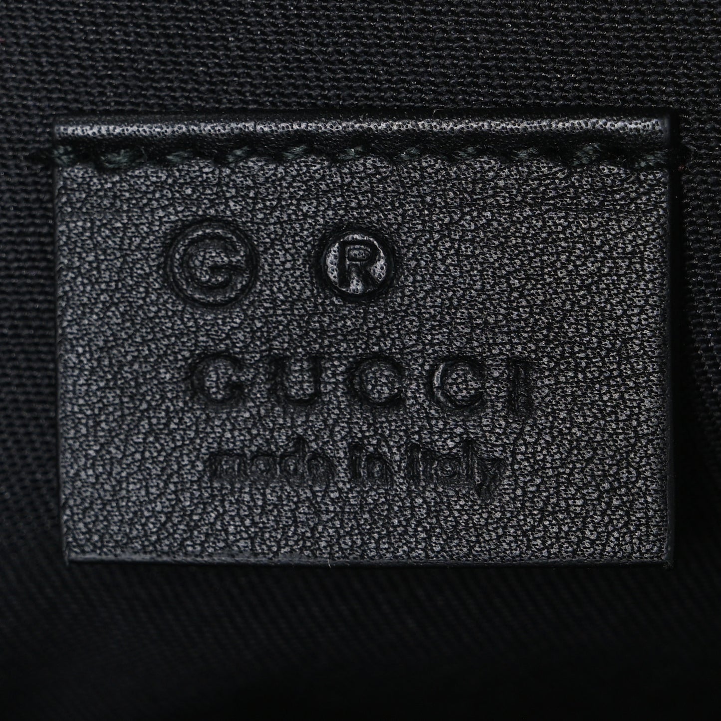 Microguccissima GG Cosmetic Case Black