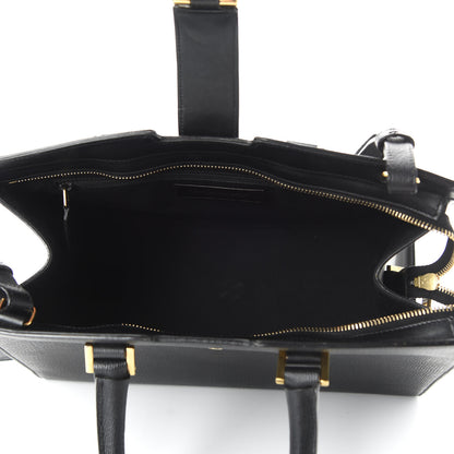 Saint Laurent Textured Calfskin Small Classic Y Cabas Black 5 of 10