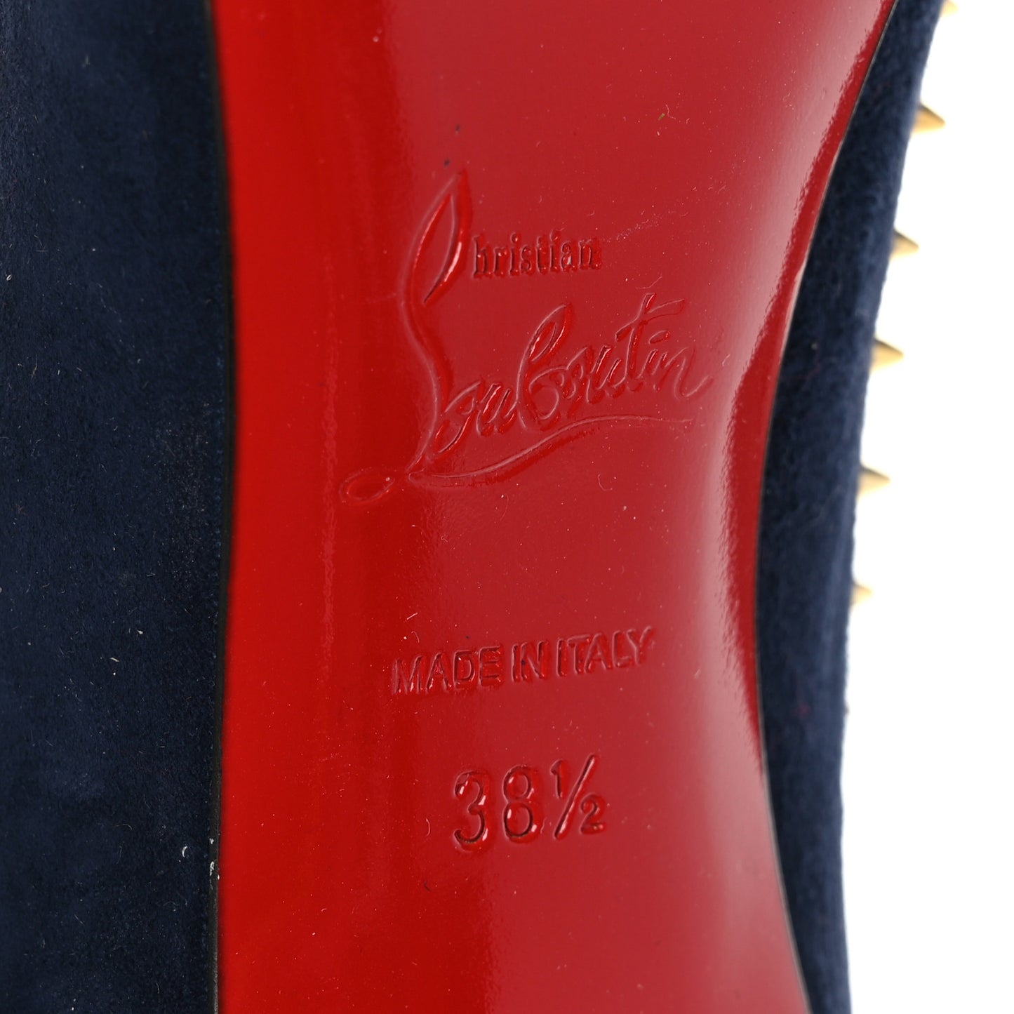 Veau Velours Anjalina 100 Pumps 38.5 Nuit