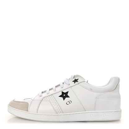 Christian Dior Calfskin Suede Dior Star Low Top Sneakers 39 White 1 of 11