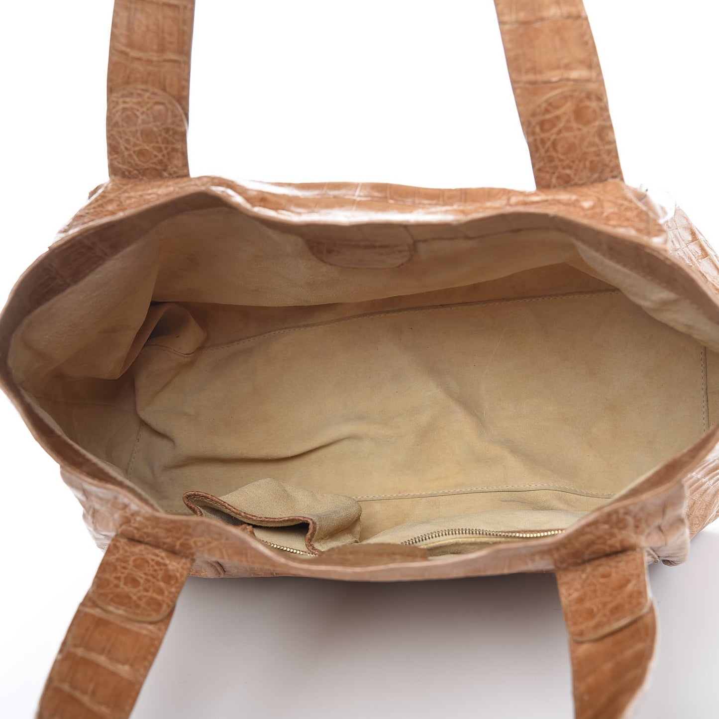 Crocodile Tote Tan