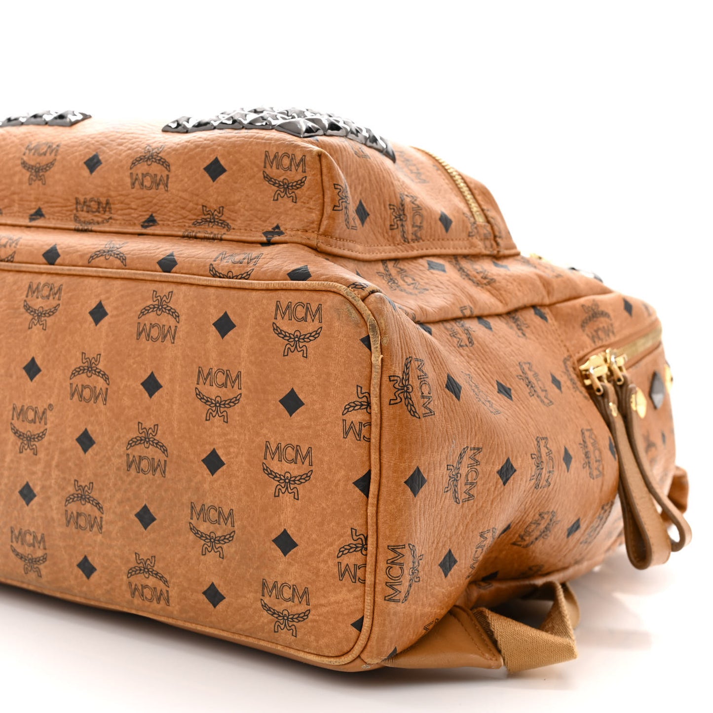 Visetos Studded Medium Stark M Backpack Cognac