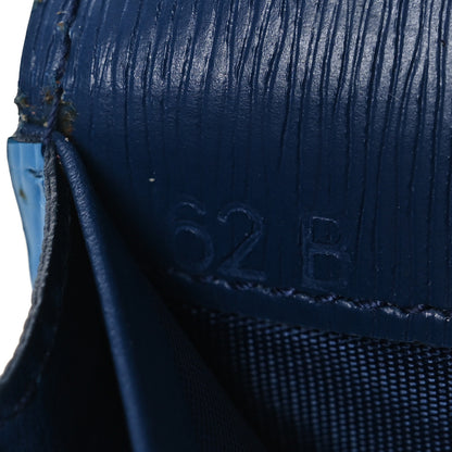 Prada Vitello Move Bi-Color Metal Continental Flap Travel Wallet Bluette Mare 8 of 9