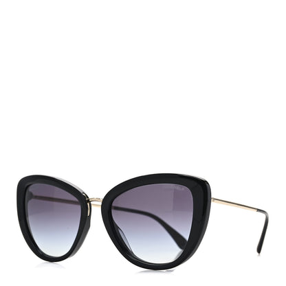 Chanel Polarized Cat Eye Sunglasses 5399-A Black 1 of 8