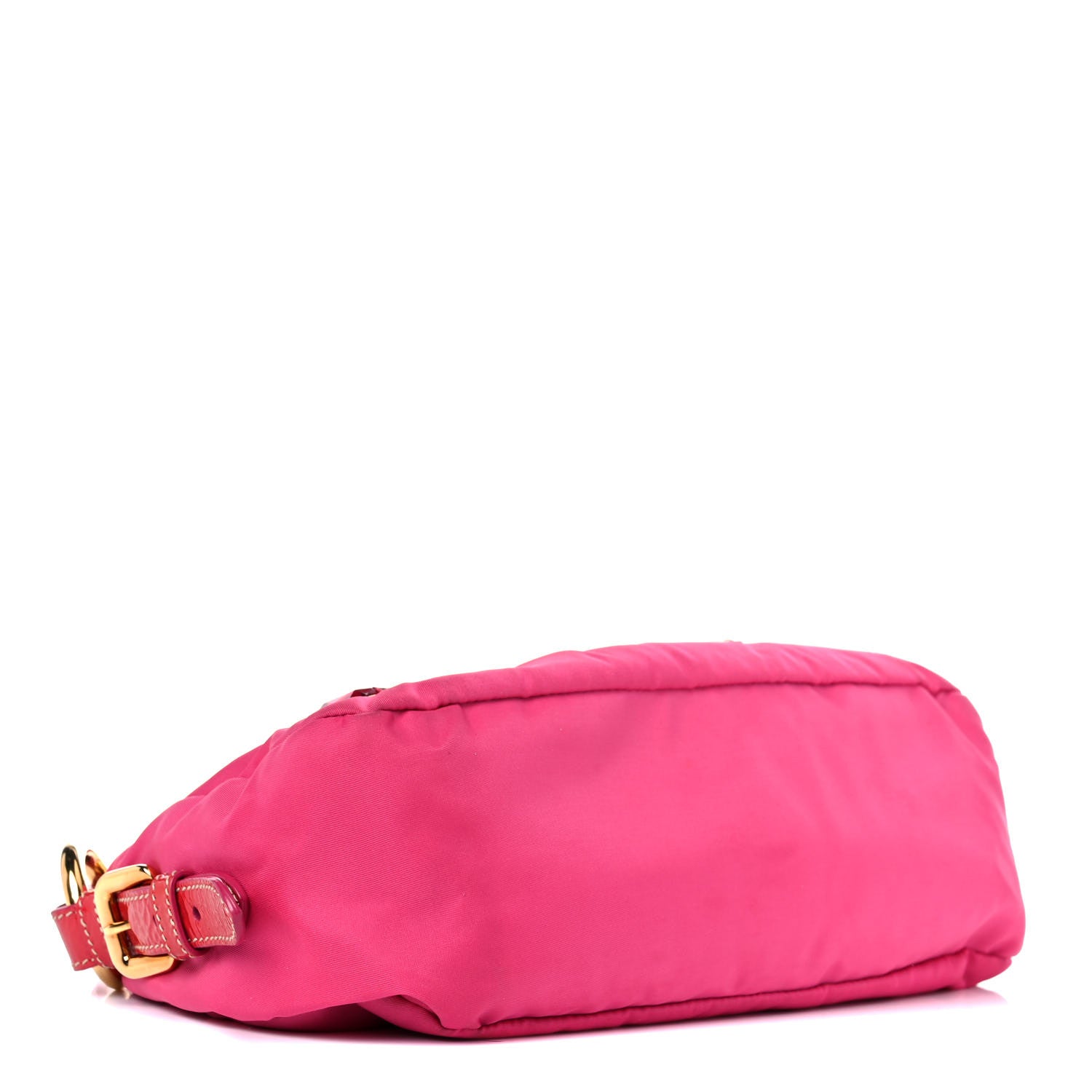 Prada Tessuto Nylon Pietre Jeweled Shoulder Bag Fuxia 3 of 14
