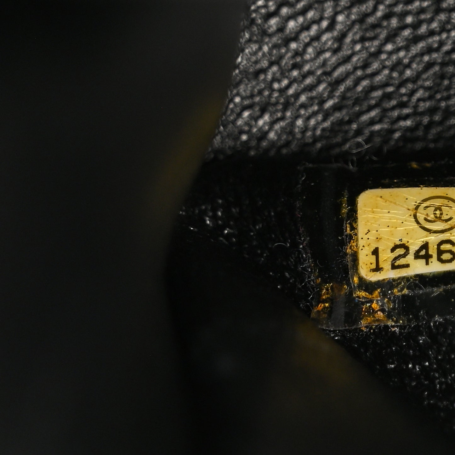 Patent Calfskin Quilted Medium Double Flap Black