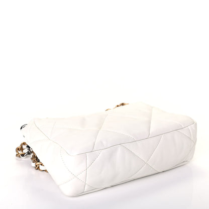 Chanel Lambskin Quilted Medium Chanel 19 Flap White 3 of 4