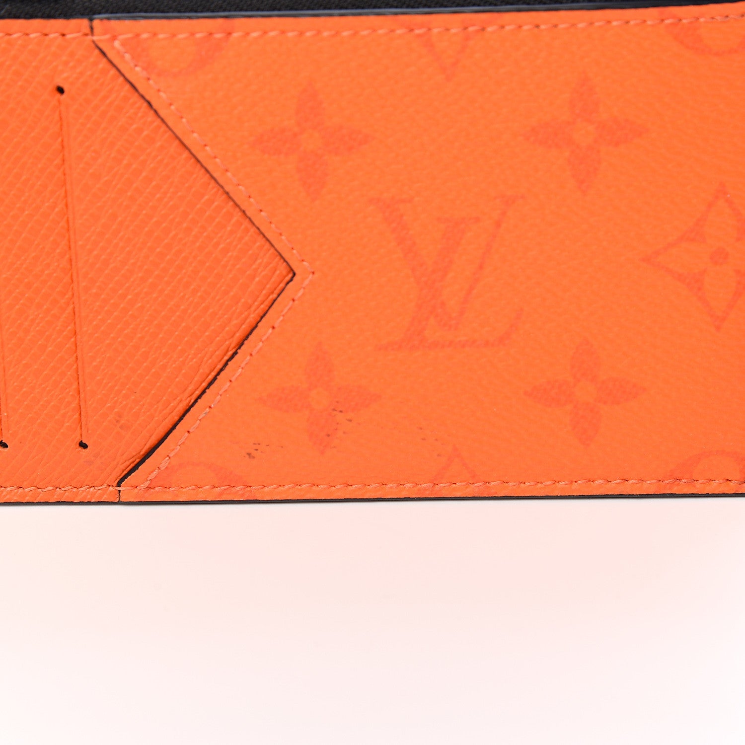 Louis Vuitton Taigarama Coin Card Holder Orange 7 of 8