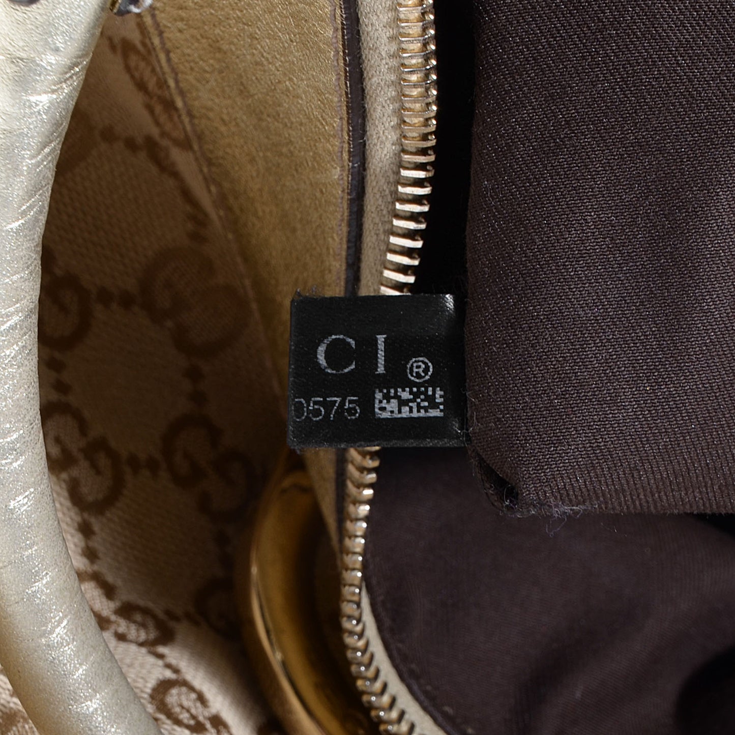 Monogram D Gold Large Hobo