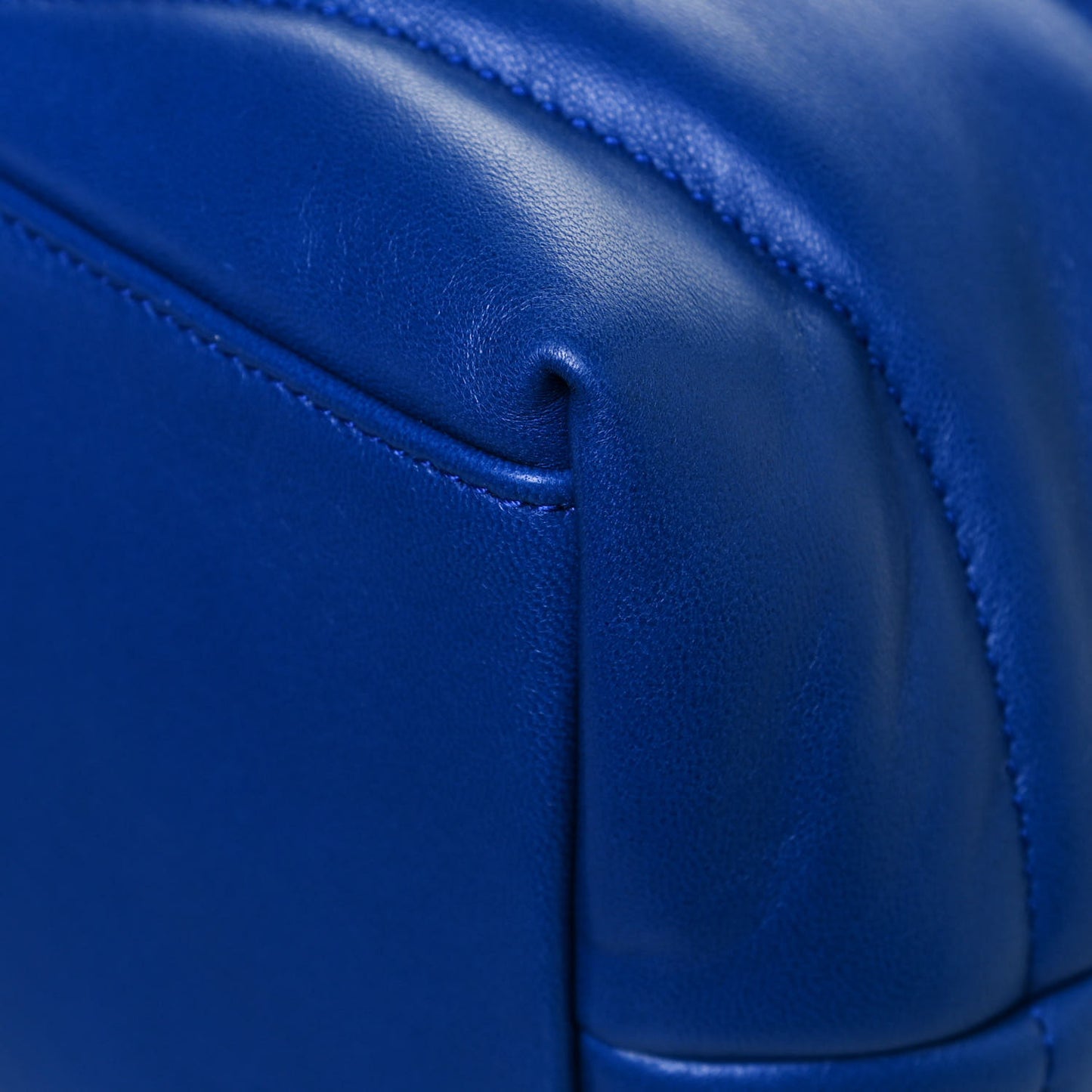 Lambskin Quilted Medium Loulou Puffer Monogram Chain Satchel Majorele Blue