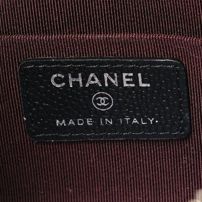 Chanel Caviar Quilted Cosmetic Case Black 6 of 7