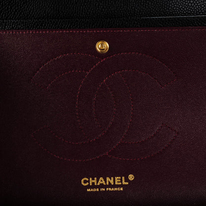 Chanel Caviar Quilted Jumbo Double Flap Black 7 of 9