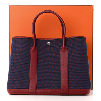 Hermes Twill H Negonda Garden Party Tote 36 10 of 10
