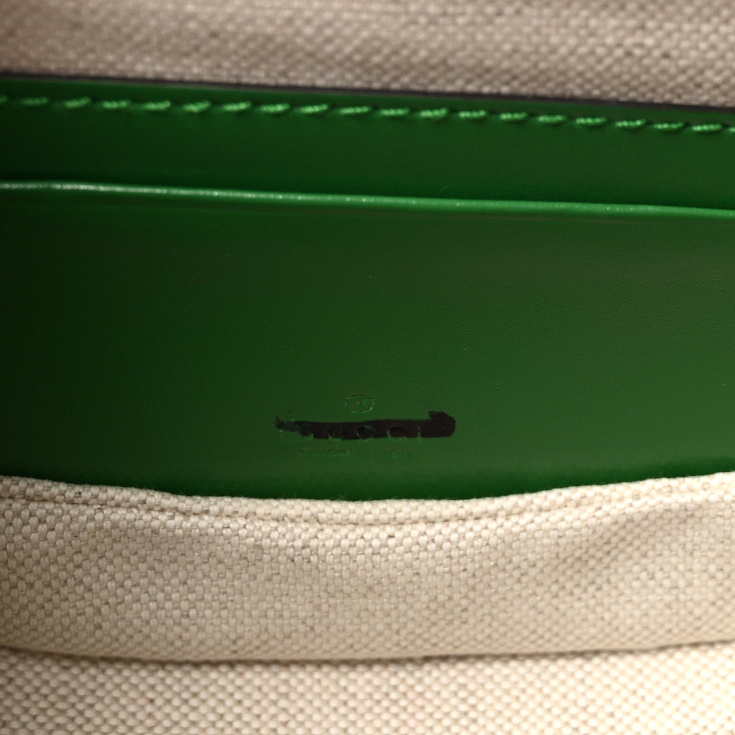 Gucci Boarded Dyana Lux Calfskin Web Small Bamboo 1947 Top Handle Bag Spring Green 6 of 9